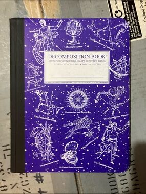 Purple Constellation Hardcover Notebook